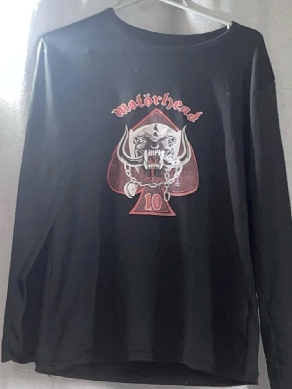 NWOT Motörhead Wavot Head Ace Of Spades Long Sleeve Size Medium.
